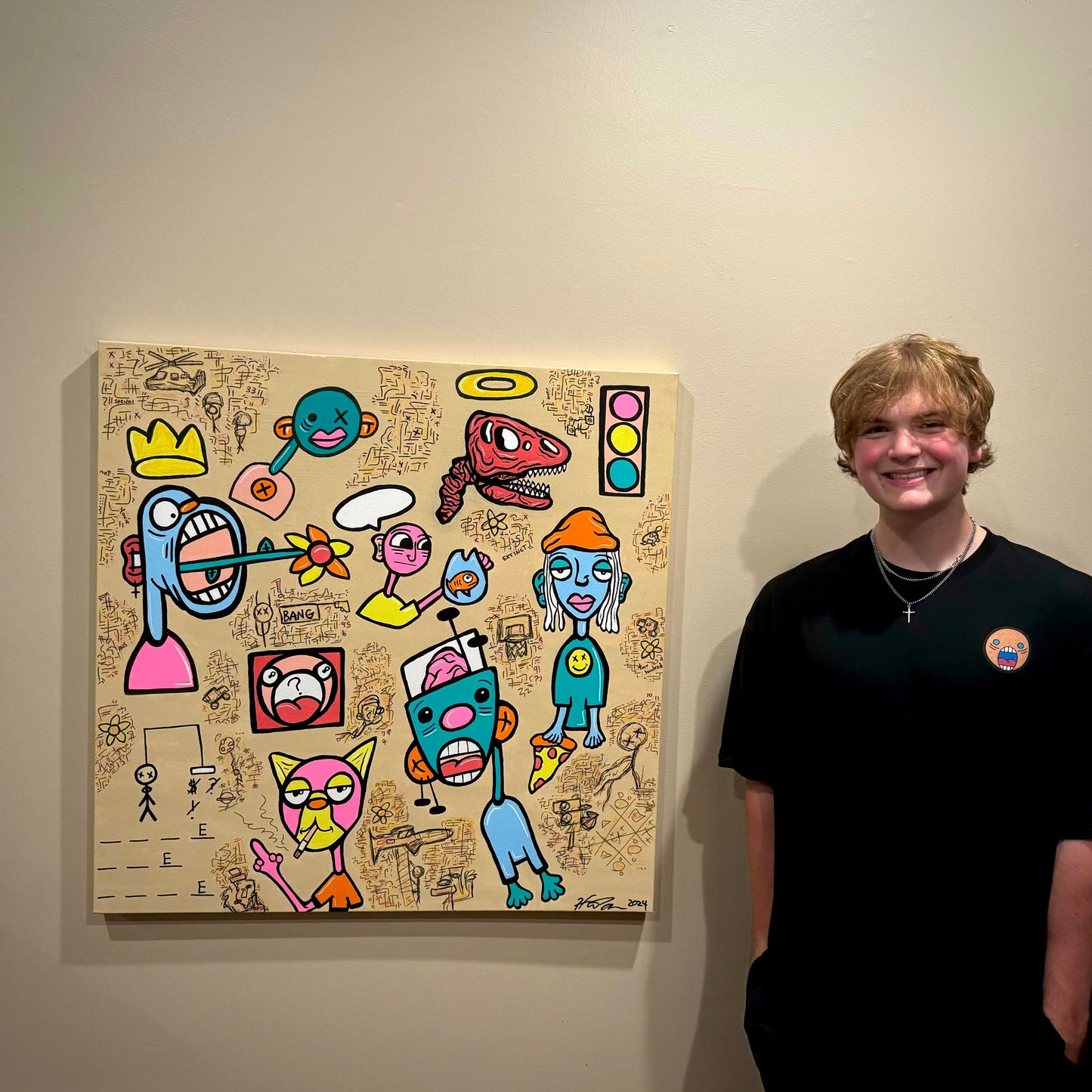 Cluster Toonie Original Art