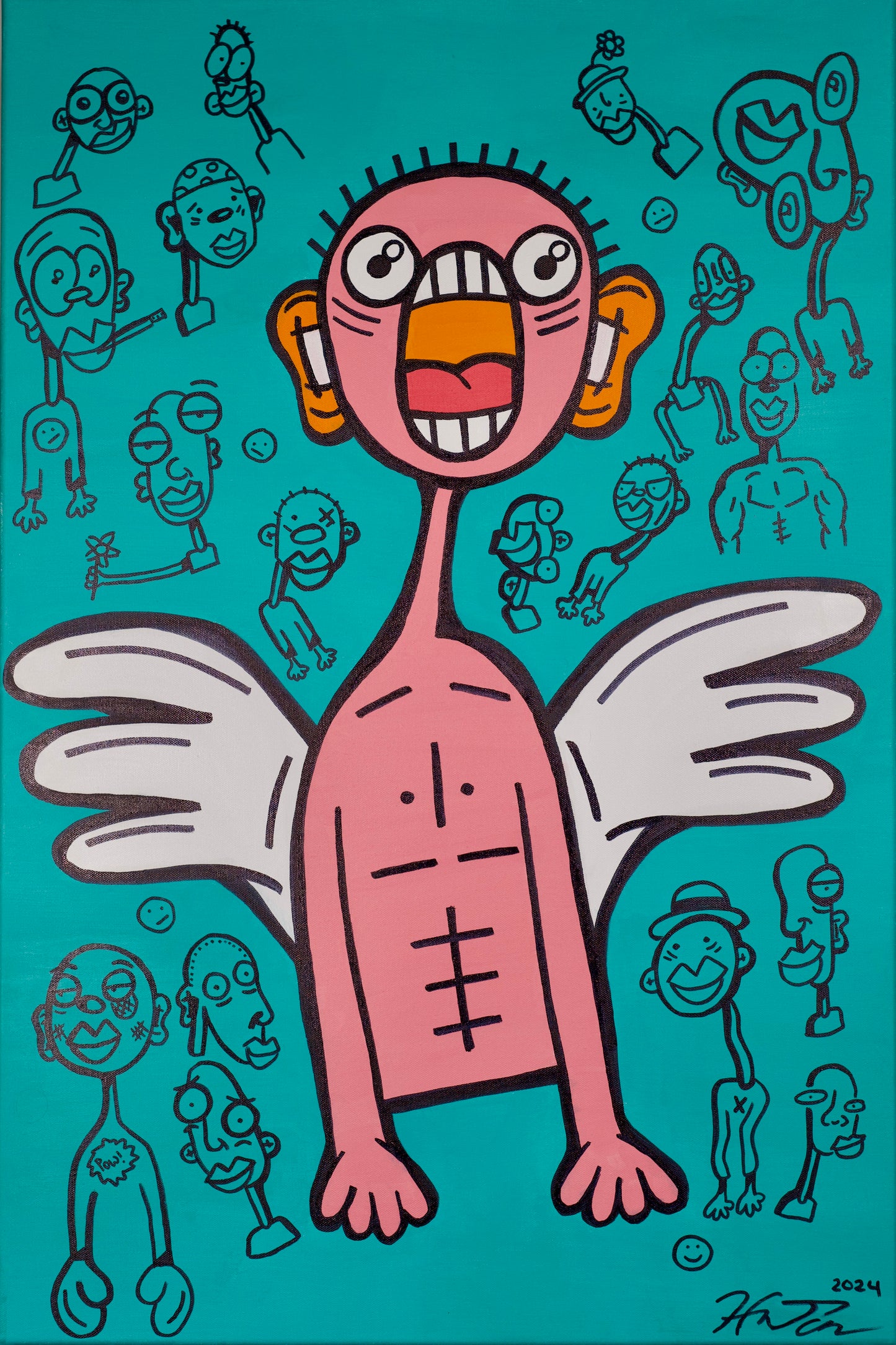 Minimum Wage Toonie Original Art