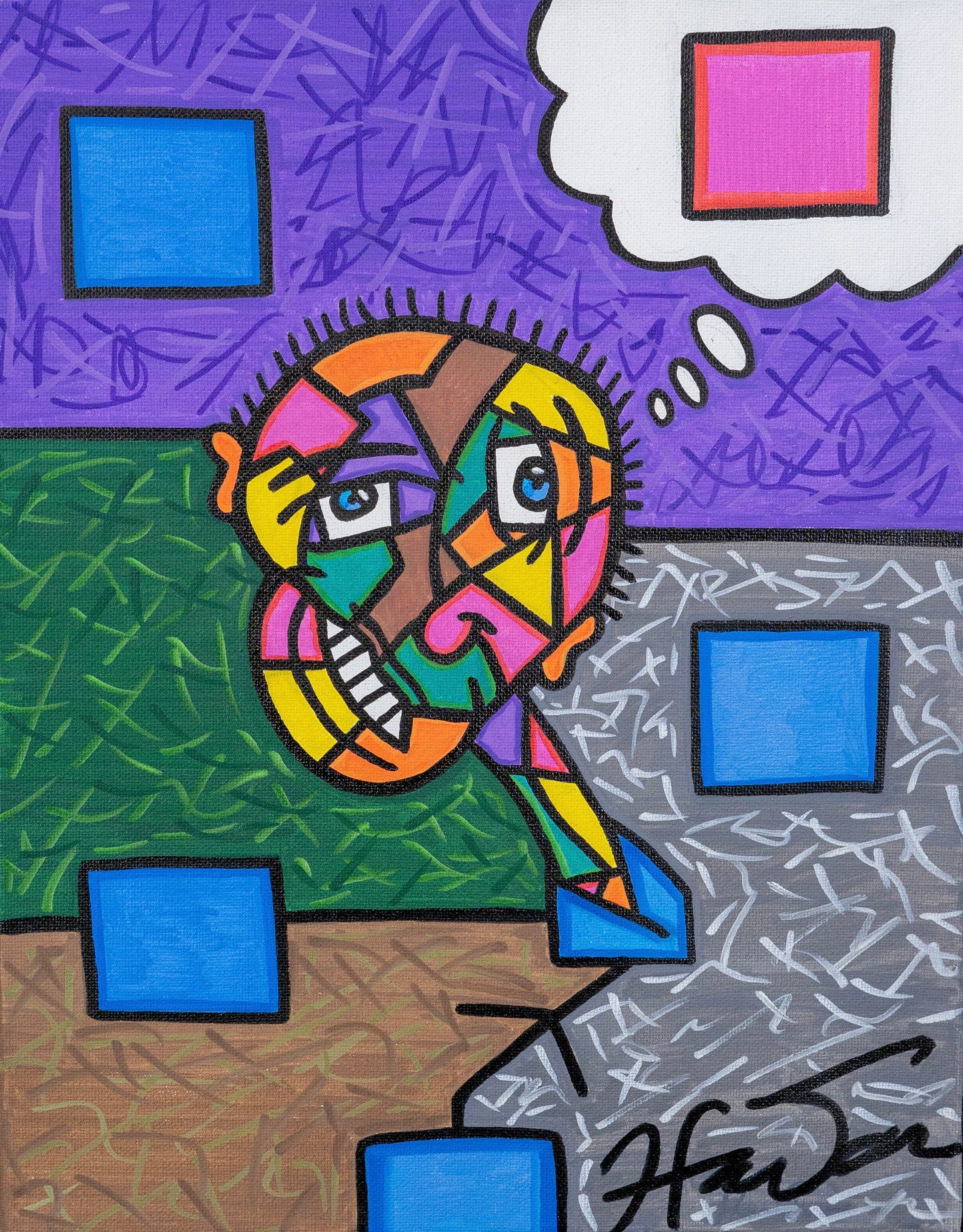 Outside the Box Toonie Original Art